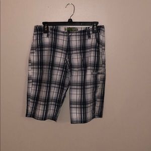 Blue Stripped Shorts by LEE DUNGAREES